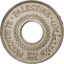 Monnaie, Palestine, 5 Mils, 1934, TTB, Copper-nickel, KM:3