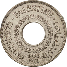 Coin, Palestine, 5 Mils, 1934, EF(40-45), Copper-nickel, KM:3