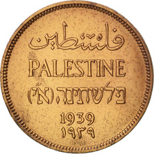 Palestine, Mil, 1939, TTB, Bronze, KM:1