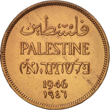 Palestine, Mil, 1946, TTB, Bronze, KM:1