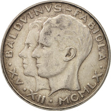 Belgium, 50 Francs, 50 Frank, 1960, EF(40-45), Silver, KM:152.1