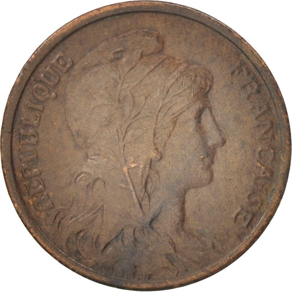 France, Dupuis, Centime, 1908, Paris, EF(40-45), Bronze, KM:840, Gadoury:90