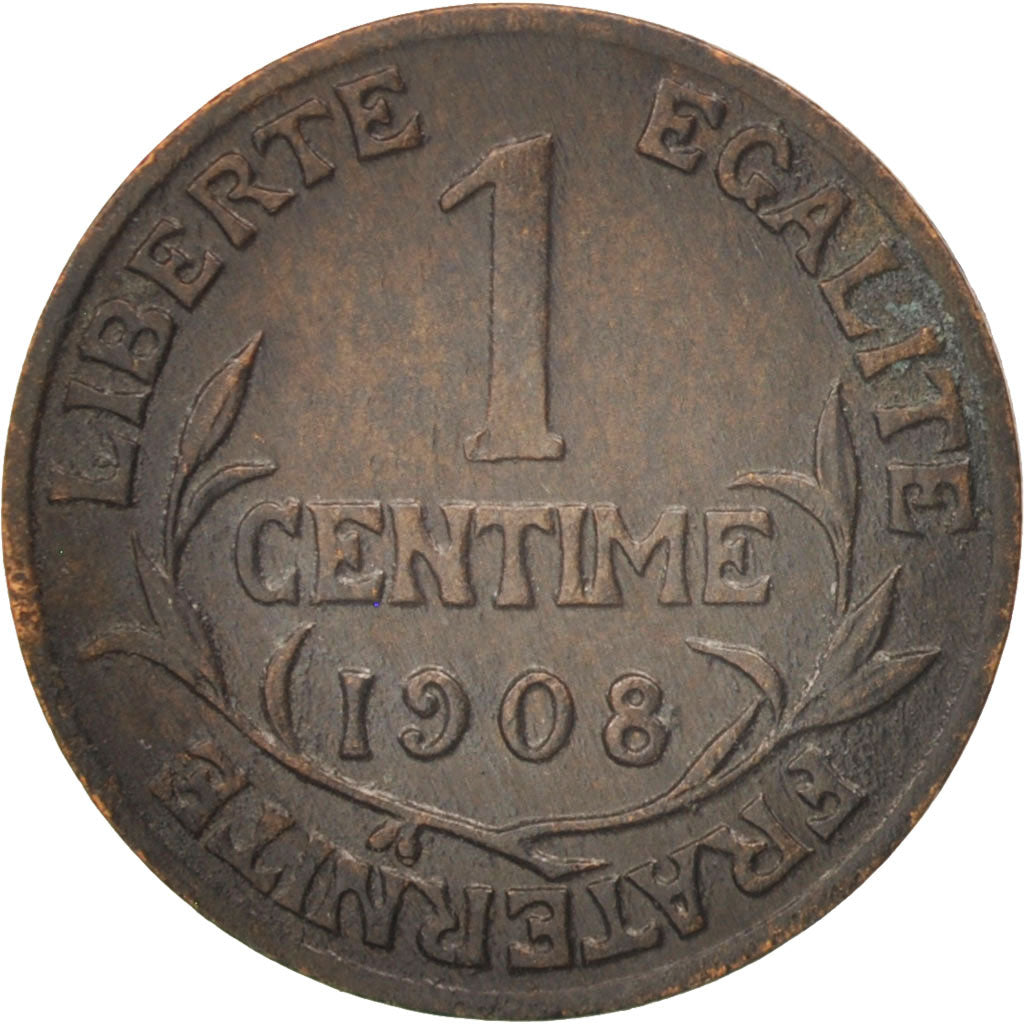 France, Dupuis, Centime, 1908, Paris, EF(40-45), Bronze, KM:840, Gadoury:90