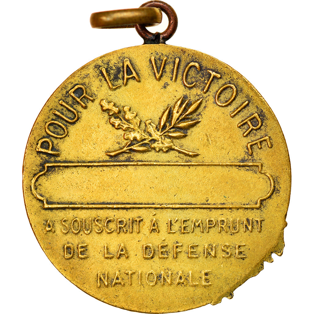 Francia, medaglia, Pour la Victoire, Emprunt de la Défense Nationale, Politics