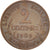 Moneta, Francja, Dupuis, 2 Centimes, 1909, Paris, EF(40-45), Bronze, KM:841