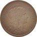 France, Dupuis, 2 Centimes, 1919, Paris, EF(40-45), Bronze, KM:841, Gadoury:107