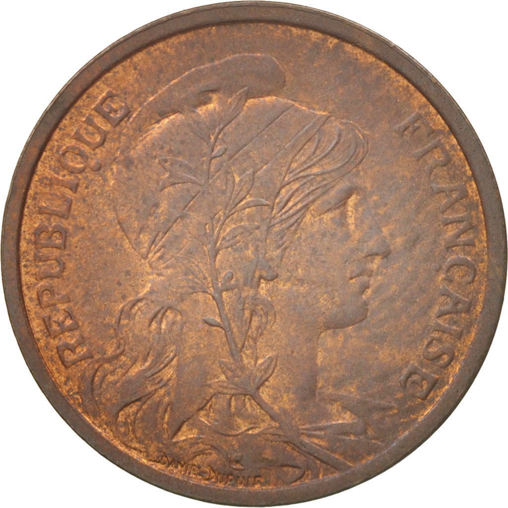 Coin, France, Dupuis, 2 Centimes, 1920, Paris, AU(55-58), Bronze, KM:841