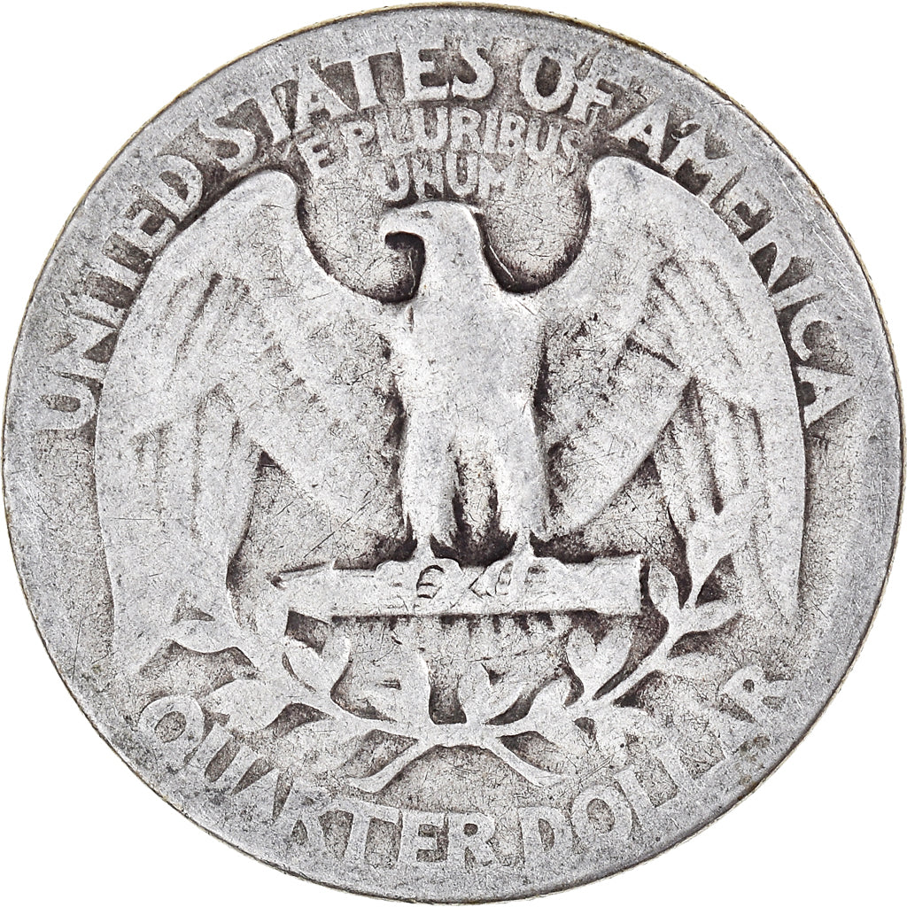 Moeda, Estados Unidos da América, Washington Quarter, Quarter, 1942, U.S. Mint