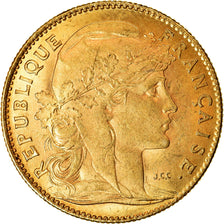 Moneda, Francia, Marianne, 10 Francs, 1910, Paris, EBC, Oro, KM:846
